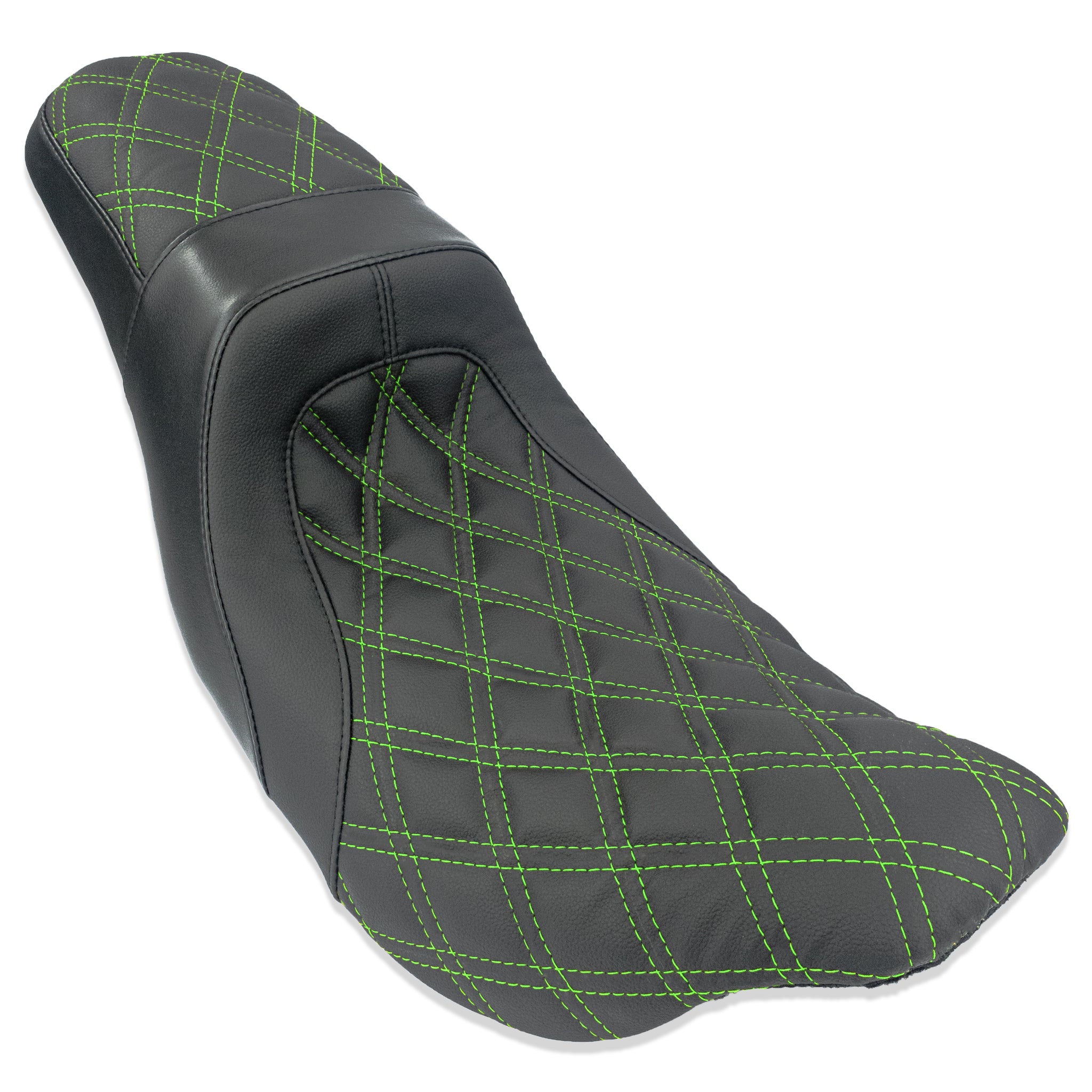 The Next Level PLUS+ | Show Chrome / Green Double Diamond '09-'23 Touring | | CMC Motorsports