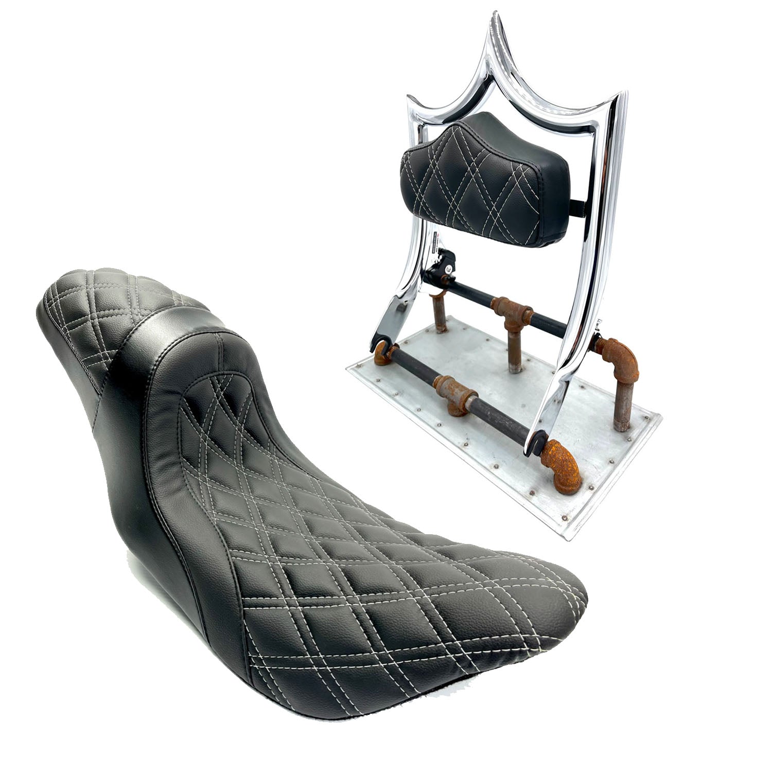 The Next Level Classic | Show Chrome / White Diamond '09-'23 Touring | | CMC Motorsports