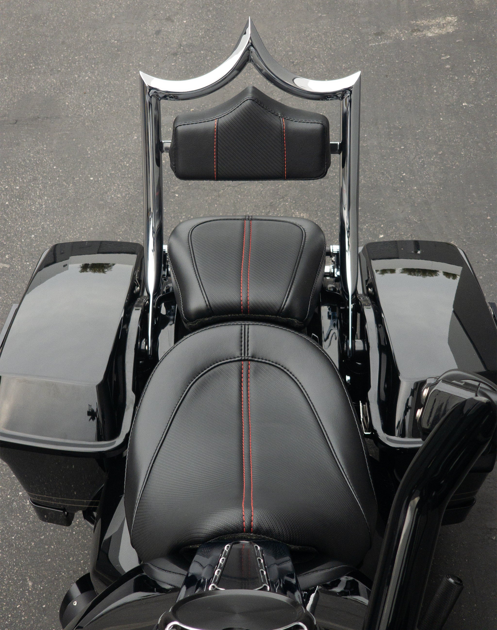 The Next Level "Carbon Fiber" XL Solo | Show Chrome '09-'23 Touring | | CMC Motorsports