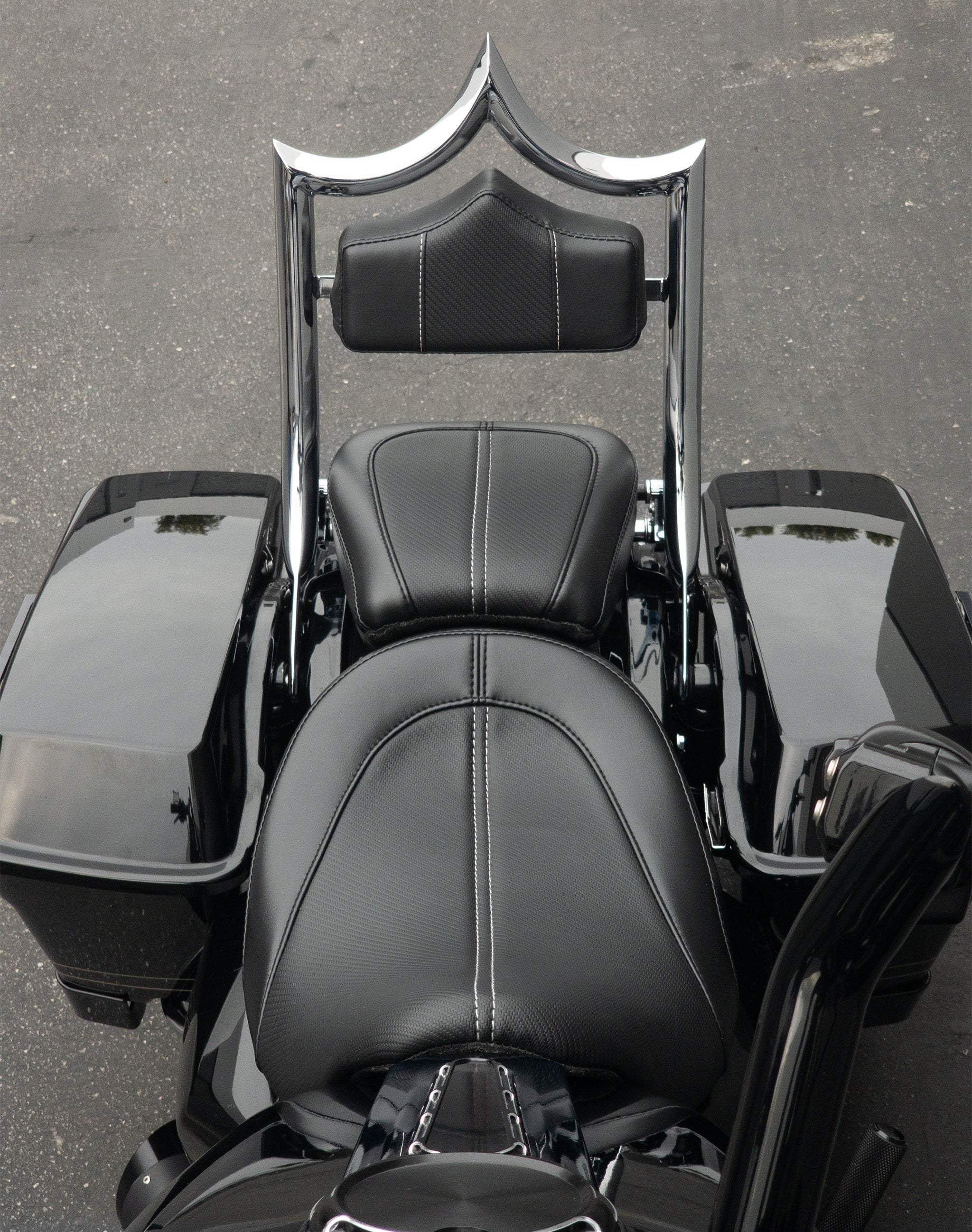 The Next Level "Carbon Fiber" XL Solo | Show Chrome '09-'23 Touring | | CMC Motorsports