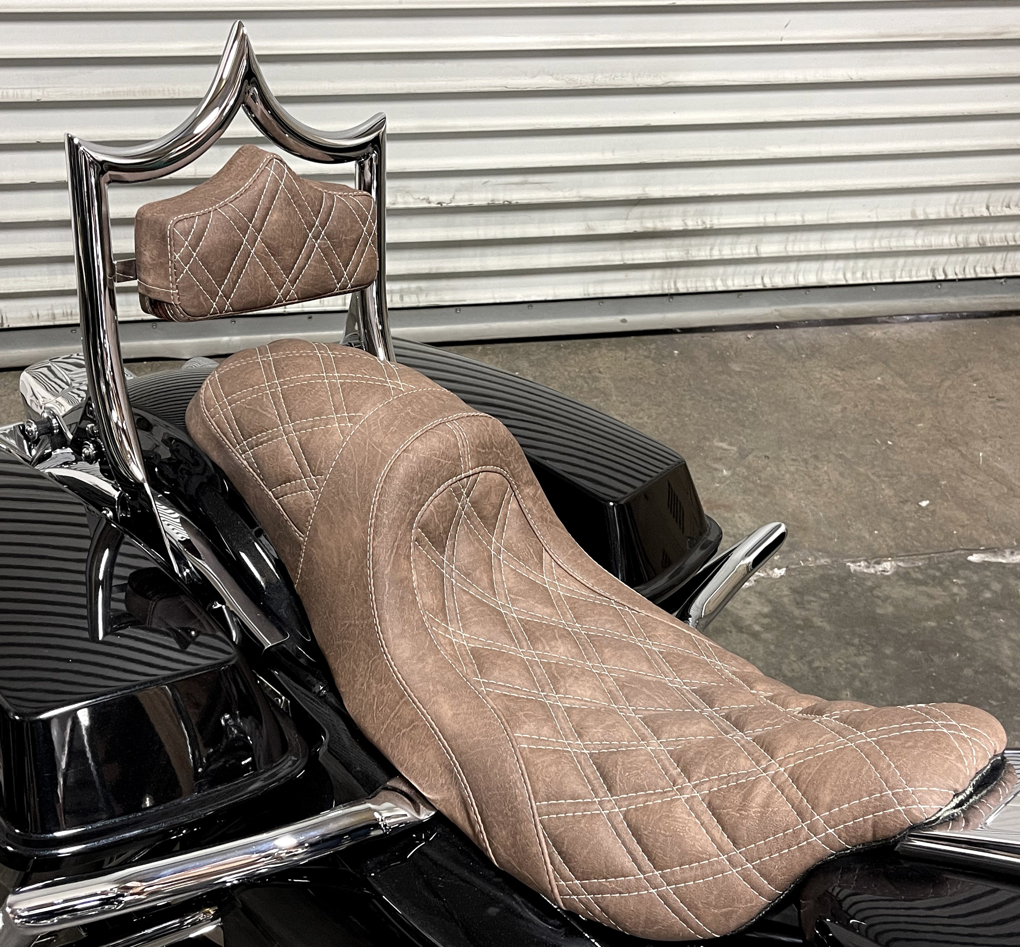 The Next Level Classic | Show Chrome / "Viejito" Vintage Brown '09-'23 Touring | | CMC Motorsports