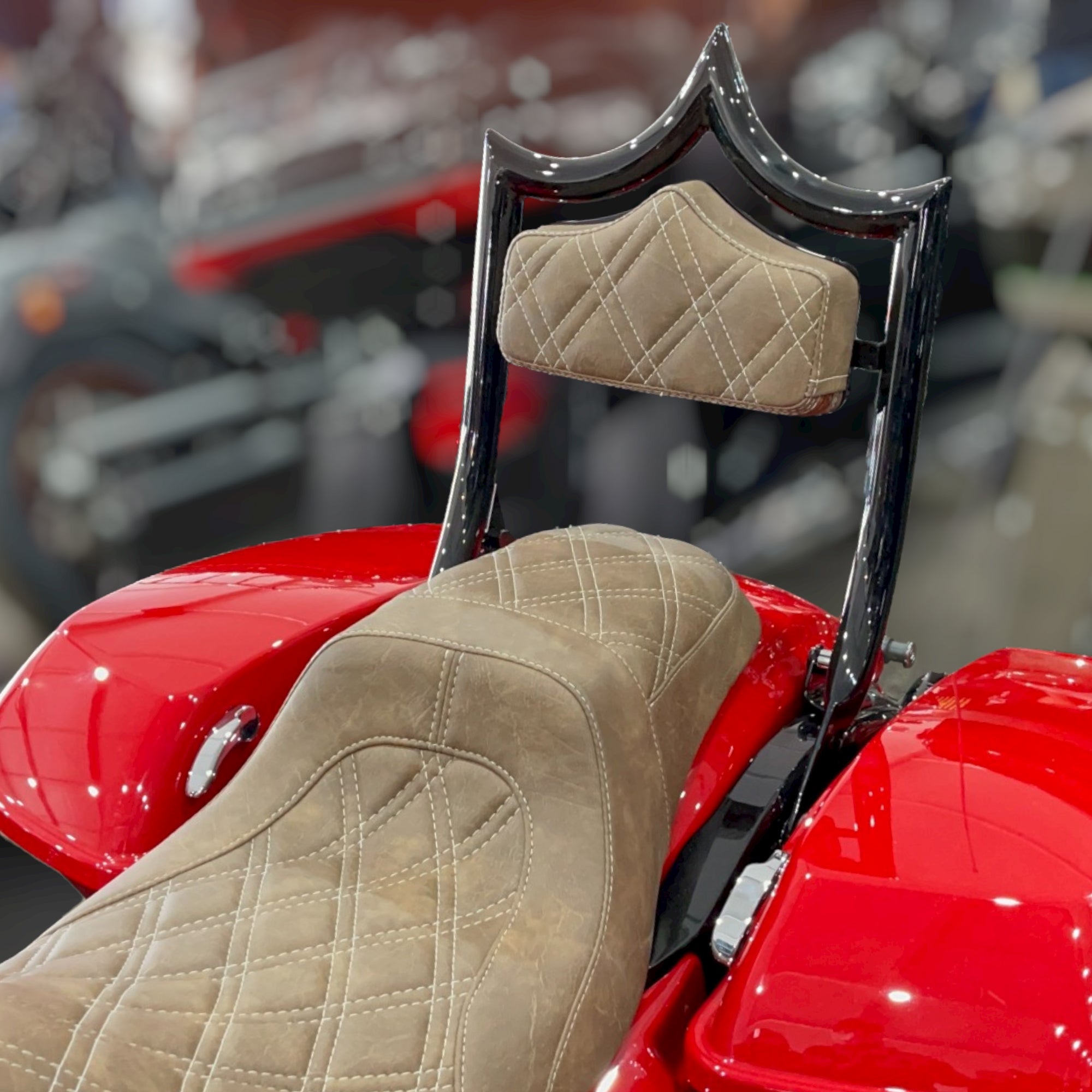 The Next Level PLUS+ | Gloss Black / Viejito Vintage Brown '09-'23 Touring | | CMC Motorsports