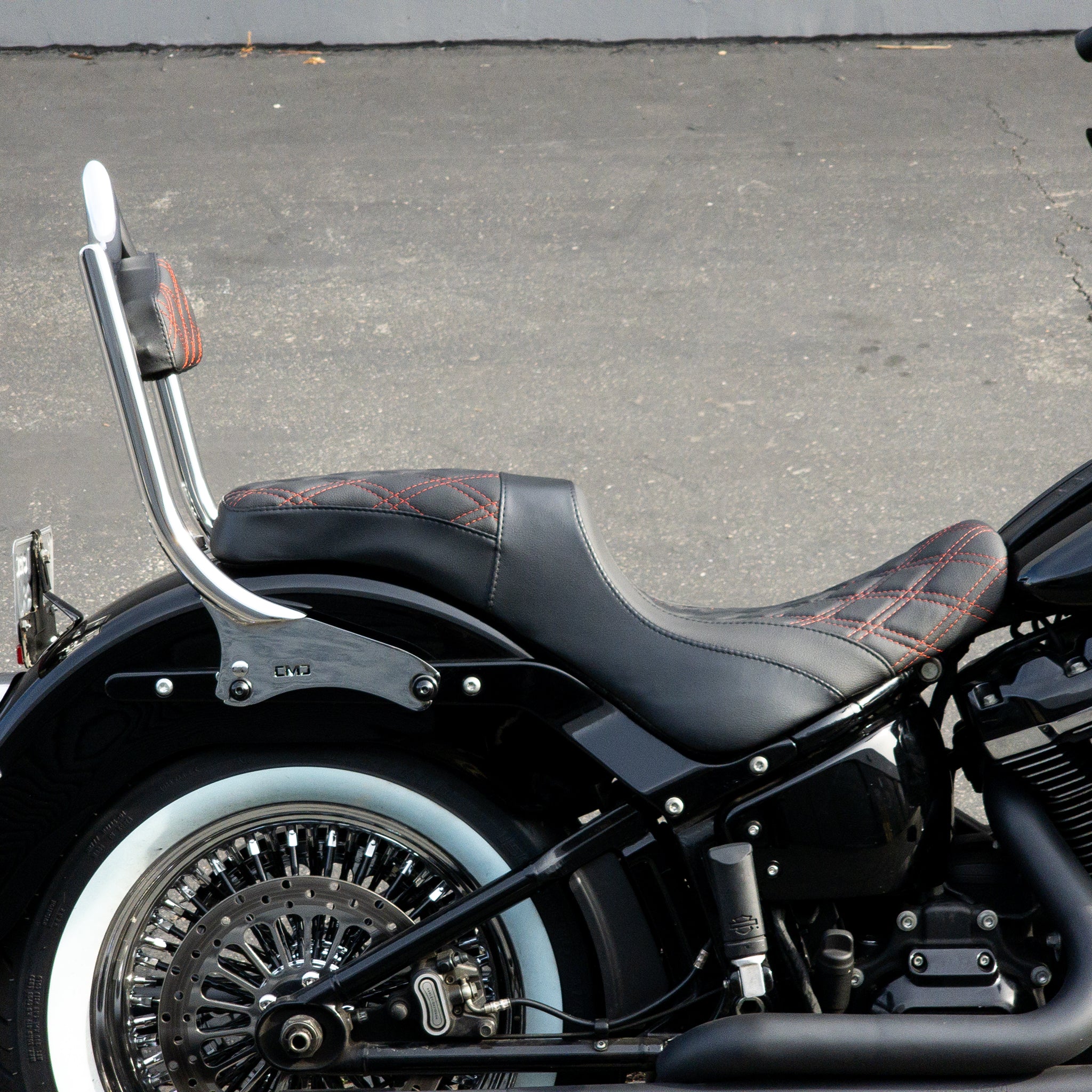 The Next Level Softail M8 | Show Chrome / Red Double Diamond '18-'26 Softail | | CMC Motorsports