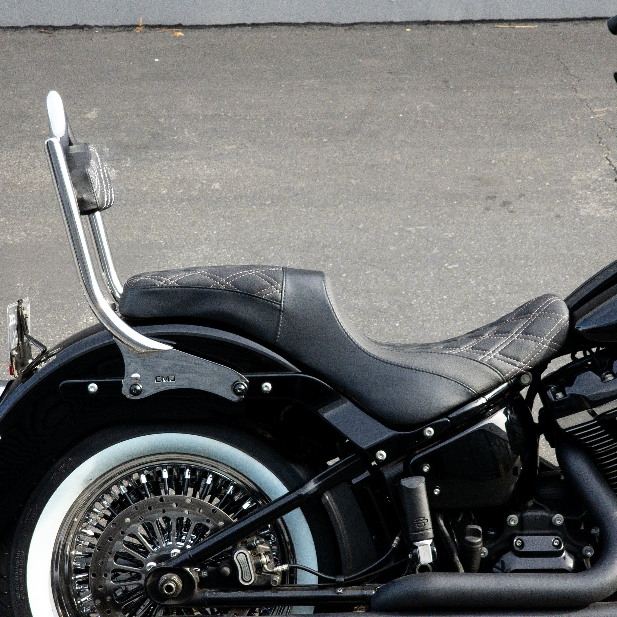 The Next Level Softail M8 | Show Chrome / White Double Diamond '18-'26 Softail | | CMC Motorsports