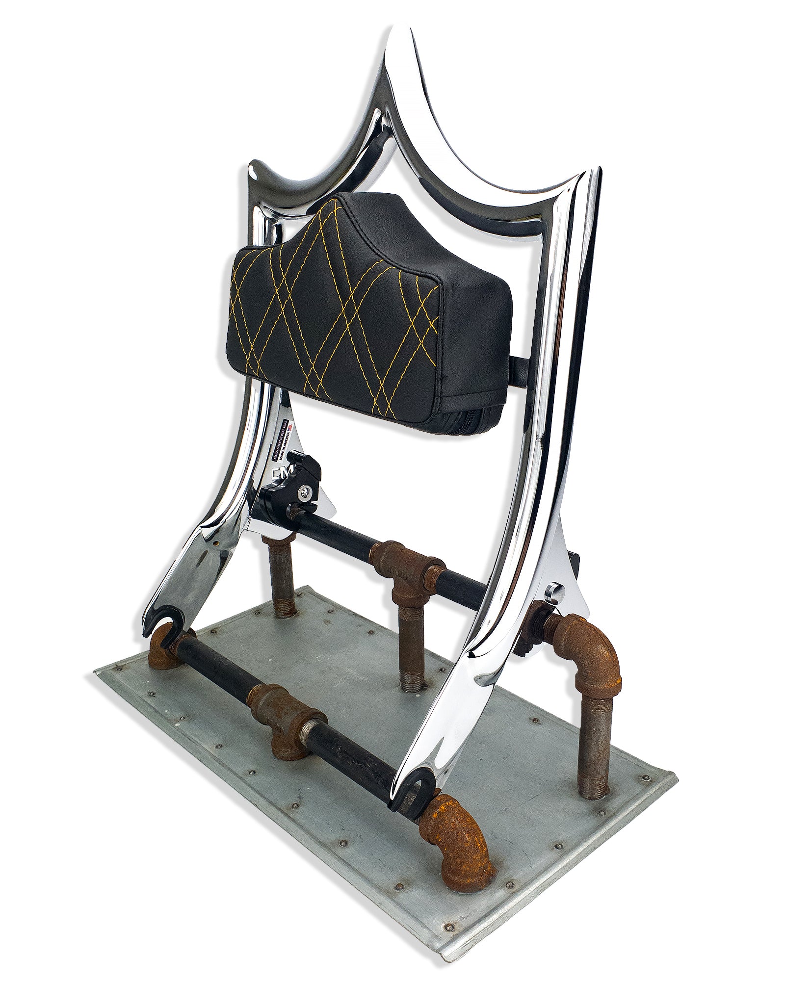 The Next Level Classic | Show Chrome / Gold Diamond '09-'23 Touring | | CMC Motorsports