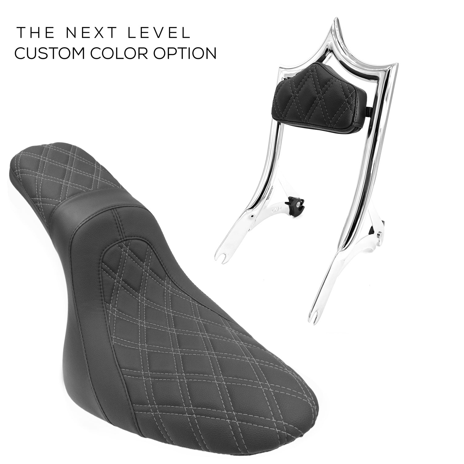 The Next Level | 2000-2017 Softail | CUSTOM SEAT + PAD // 21 BUSINESS DAY PRODUCTION LEAD TIME | | CMC Motorsports