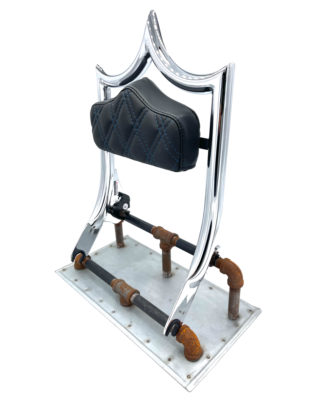 The Next Level PLUS+ | Show Chrome / Blue Double Diamond '09-'23 Touring | | CMC Motorsports