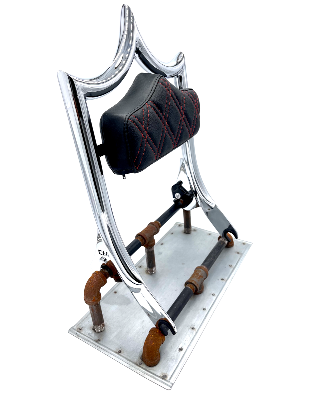 The Next Level PLUS+ | Show Chrome / Red Double Diamond '09-'23 Touring | | CMC Motorsports