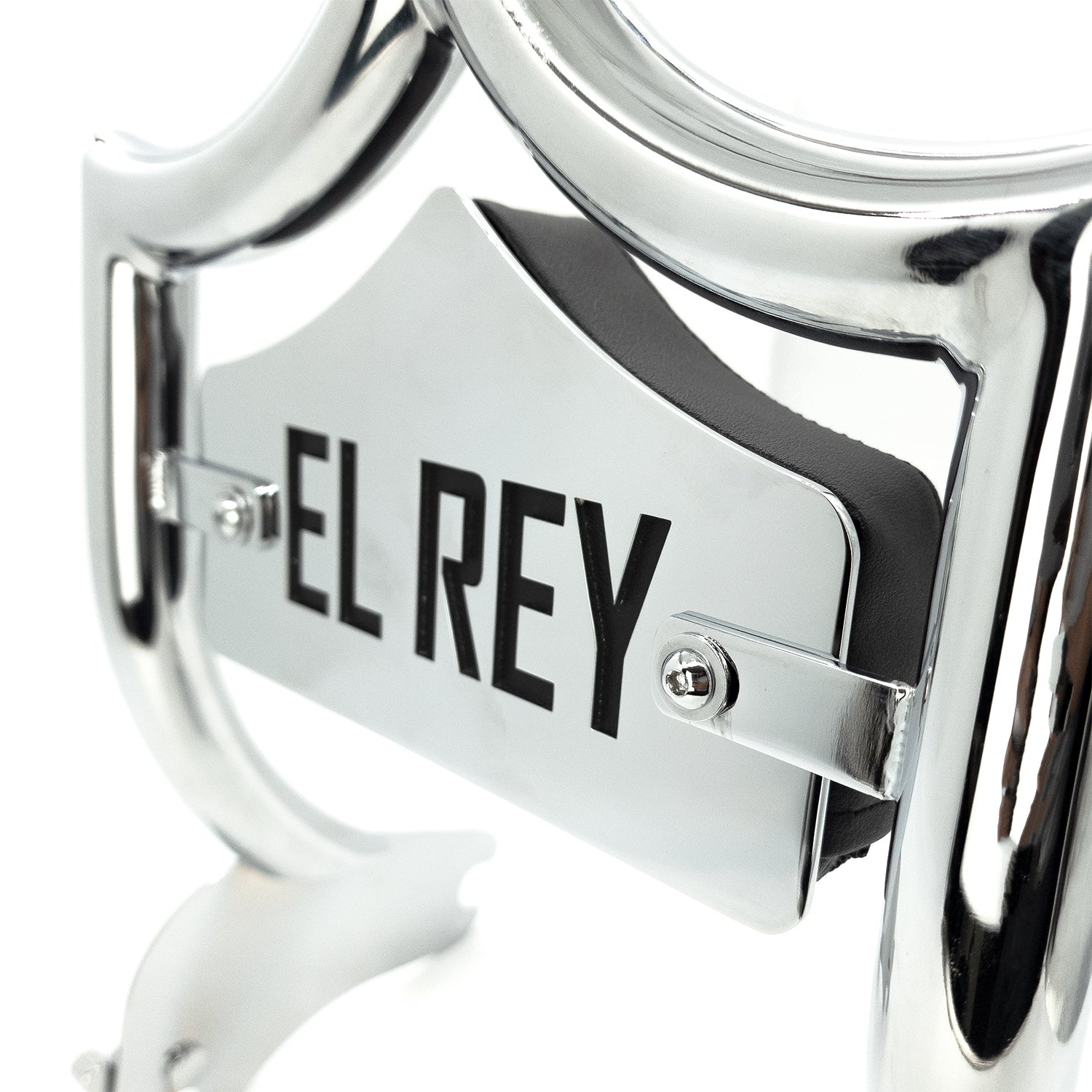 SMALL BACKPLATE for El Rey Backrest™ - EL REY (Chrome or Black) | | CMC Motorsports