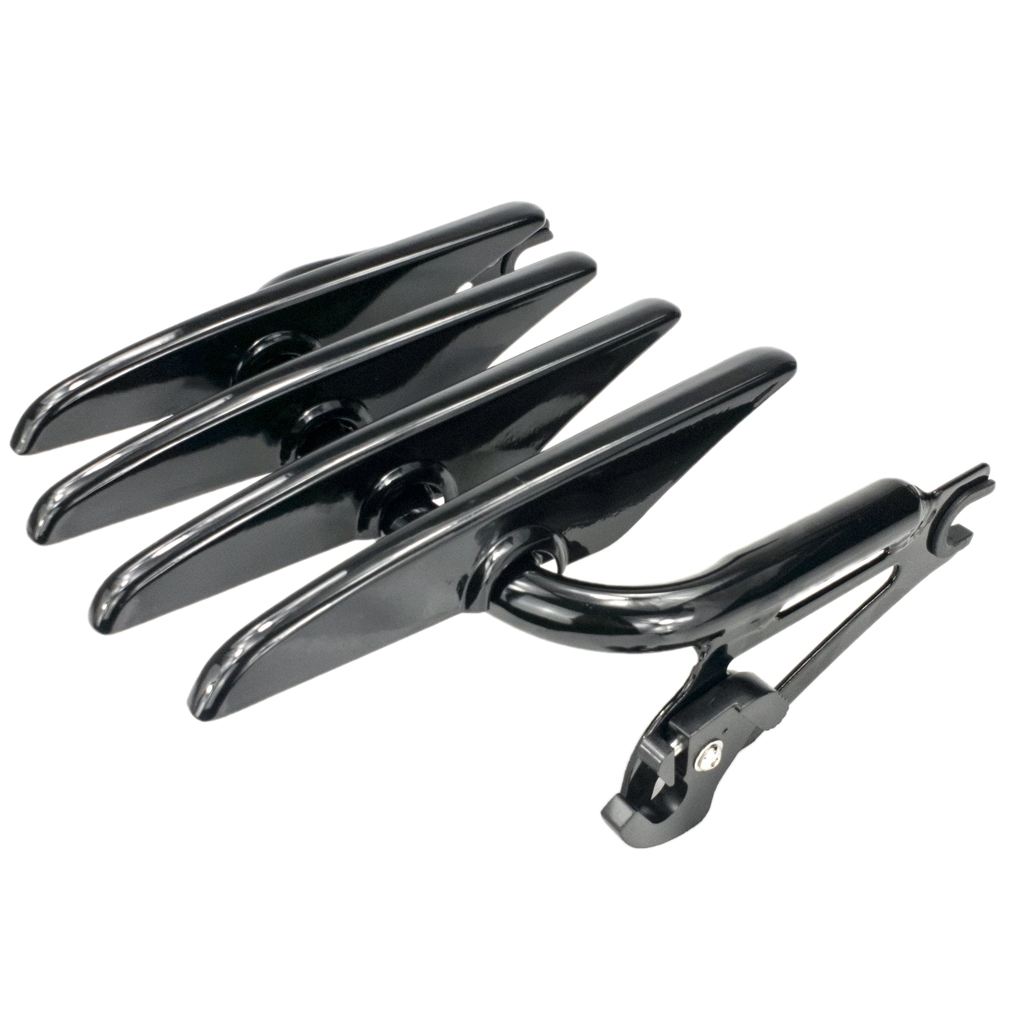 STEALTH - Touring Luggage Rack (2009-2025) Gloss Black | | CMC Motorsports