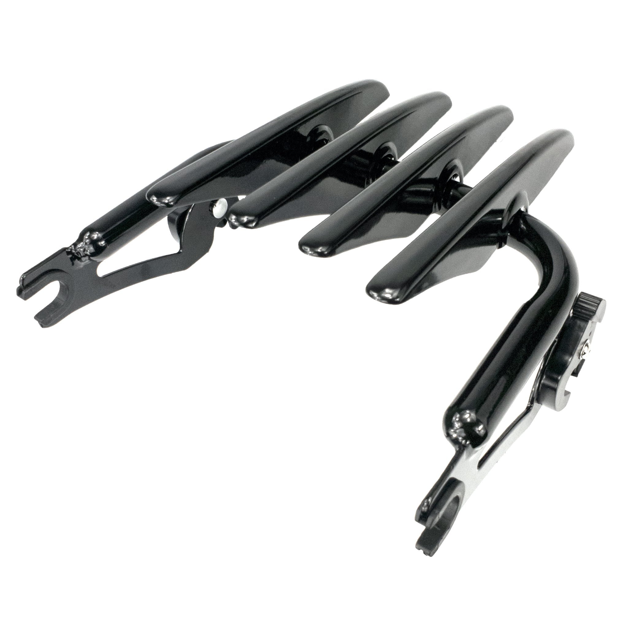 STEALTH - Touring Luggage Rack (2009-2025) Gloss Black | | CMC Motorsports