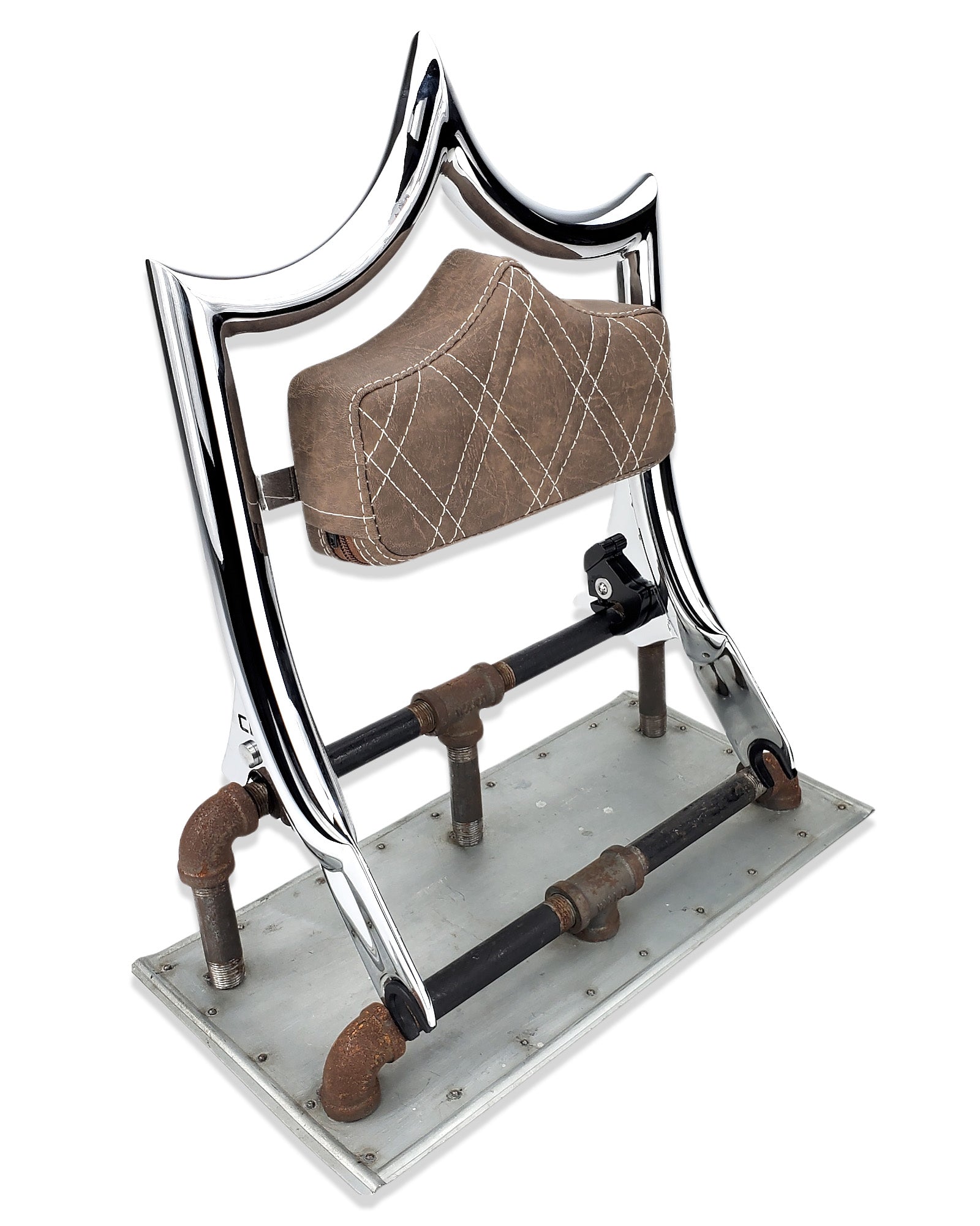 The Next Level Classic | Show Chrome / "Viejito" Vintage Brown '09-'23 Touring | | CMC Motorsports