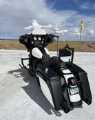 El Rey Backrest | 1994-2008 ALTO | Gloss Black Stealth | Solid Black - No Diamond Stitch | CMC Motorsports