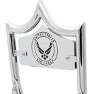 LARGE BACKPLATE for El Rey Backrest™ - AIR FORCE (Chrome or Black) | | CMC Motorsports