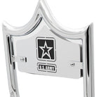 LARGE BACKPLATE for El Rey Backrest™ - ARMY (Chrome or Black) | | CMC Motorsports