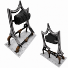 California Black Gold Chrome Finish El Rey Backrest