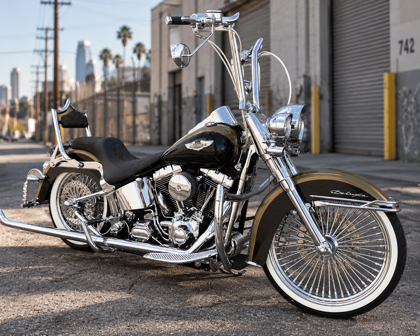 Chrome Softail Harley