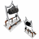 El Rey Backrest | 2009-2026 Classic | Show Chrome Sand Double Diamond | CMC Motorsports