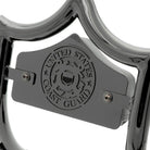 SMALL BACKPLATE for El Rey Backrest™ - COAST GUARD (Chrome or Black) | | CMC Motorsports