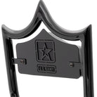 LARGE BACKPLATE for El Rey Backrest™ - ARMY (Chrome or Black) | | CMC Motorsports