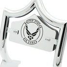 SMALL BACKPLATE for El Rey Backrest™ - AIR FORCE (Chrome or Black) | | CMC Motorsports