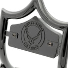 SMALL BACKPLATE for El Rey Backrest™ - AIR FORCE (Chrome or Black) | | CMC Motorsports