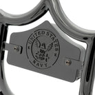 SMALL BACKPLATE for El Rey Backrest™ - NAVY (Chrome or Black) | | CMC Motorsports