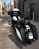 El Rey Backrest | 1994-2008 ALTO | Gloss Black Stealth | Solid Black - No Diamond Stitch | CMC Motorsports