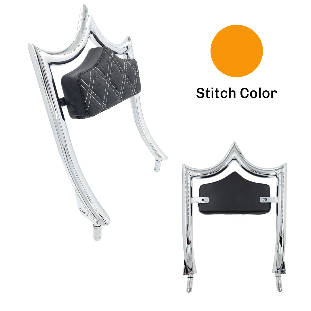バックストリート Amazon.com: ECOTRIC Detachable Black Backrest Sissy Bar