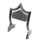 SMALL BACKPLATE for El Rey Backrest™ - MARINES (Chrome or Black) | | CMC Motorsports
