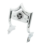 SMALL BACKPLATE for El Rey Backrest™ - NAVY (Chrome or Black) | | CMC Motorsports