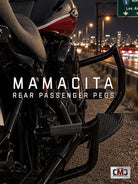 MAMACITA Rear Passenger Pegs | 1997-2017 Softail (Select Models) (Gloss Black) | | CMC Motorsports