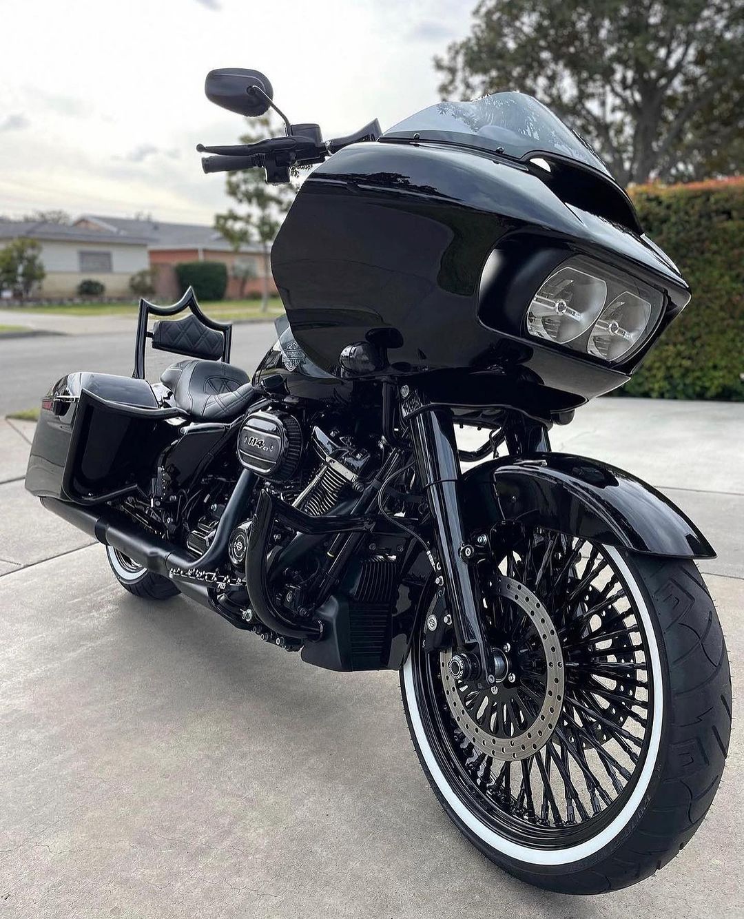 Road Glide Motorcycle with El Rey Backrest