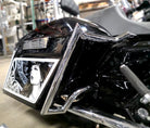 ELEV8 Saddlebag Guards | 1997-2013 Touring Models ( With One-Touch SaddleBags) Show Chrome | | CMC Motorsports