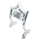 SMALL BACKPLATE for El Rey Backrest™ - USA FLAG 🇺🇸 (Chrome or Black) | Show Chrome | CMC Motorsports