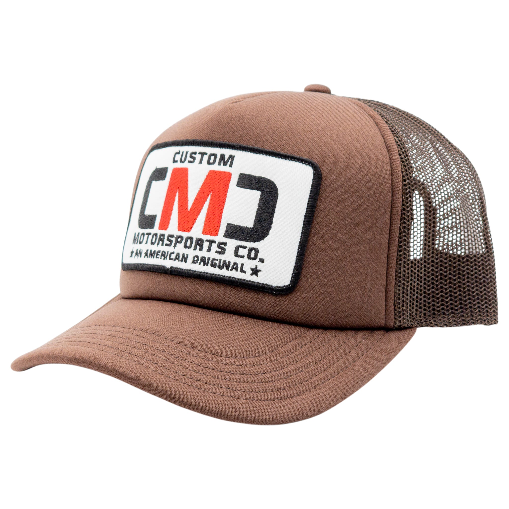 CMC Retro Trucker Hat | Brown | CMC Motorsports