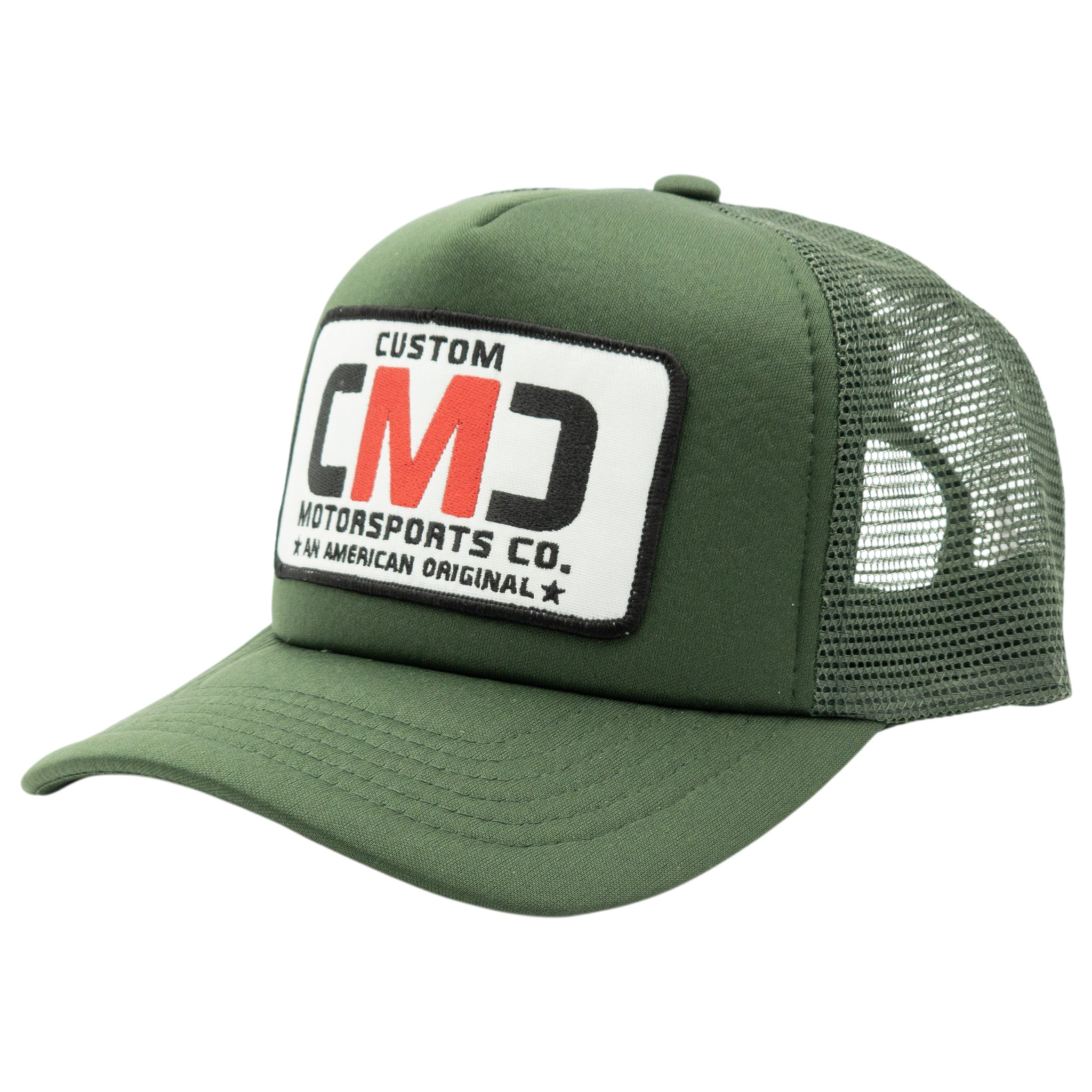 CMC Retro Trucker Hat | Dark Green | CMC Motorsports