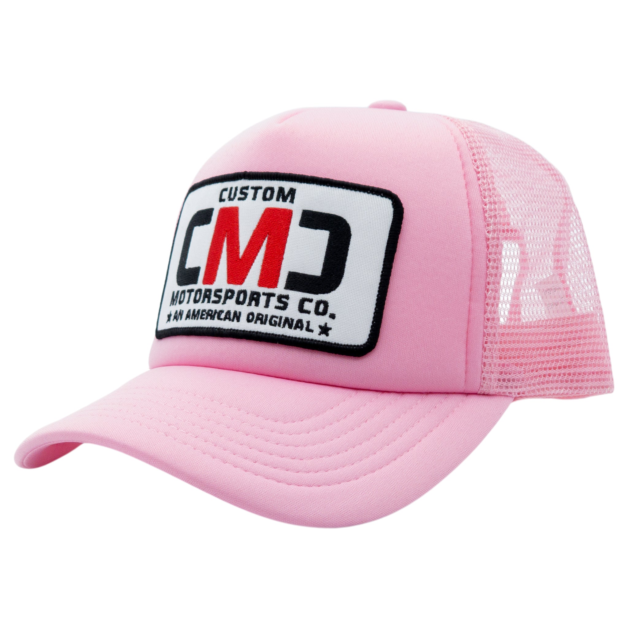 CMC Retro Trucker Hat | Pink | CMC Motorsports
