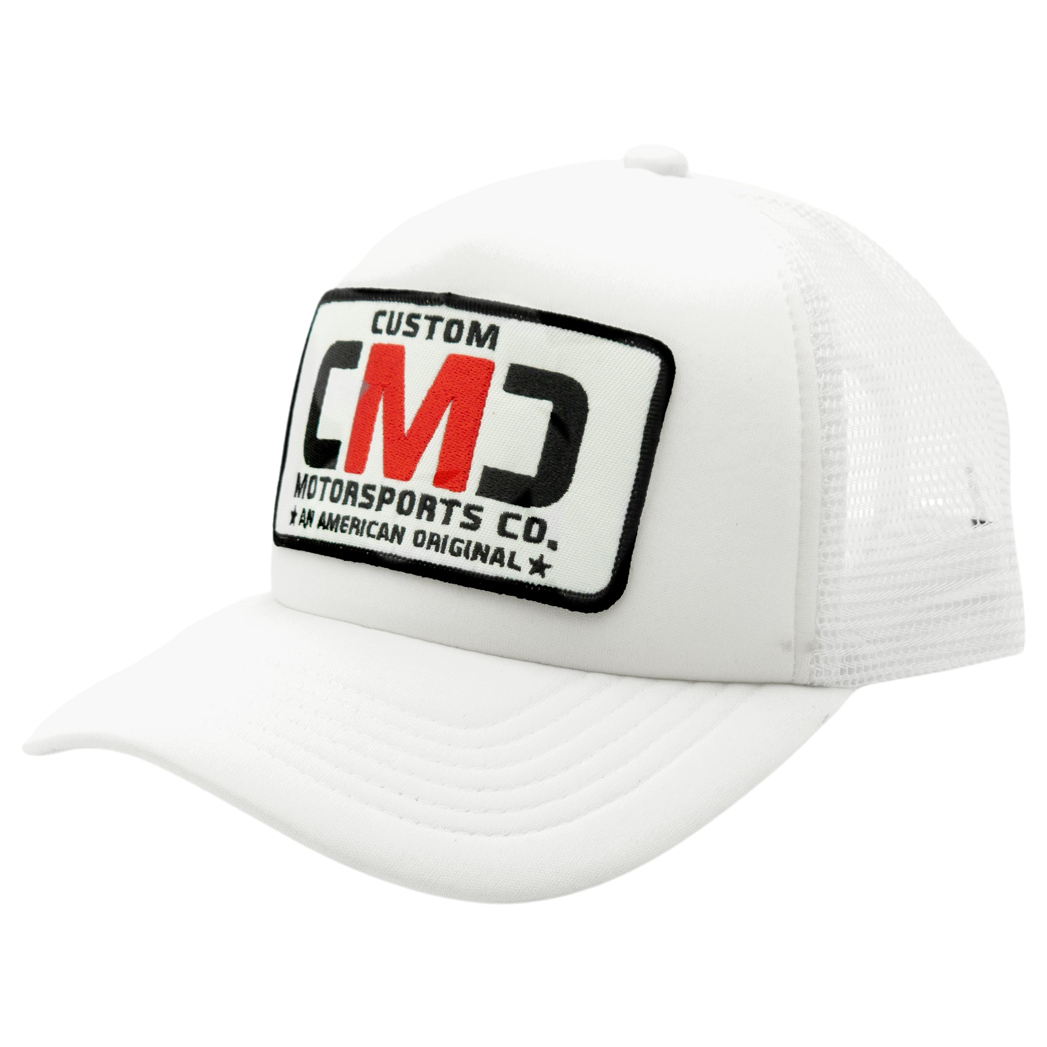 CMC Retro Trucker Hat | White | CMC Motorsports
