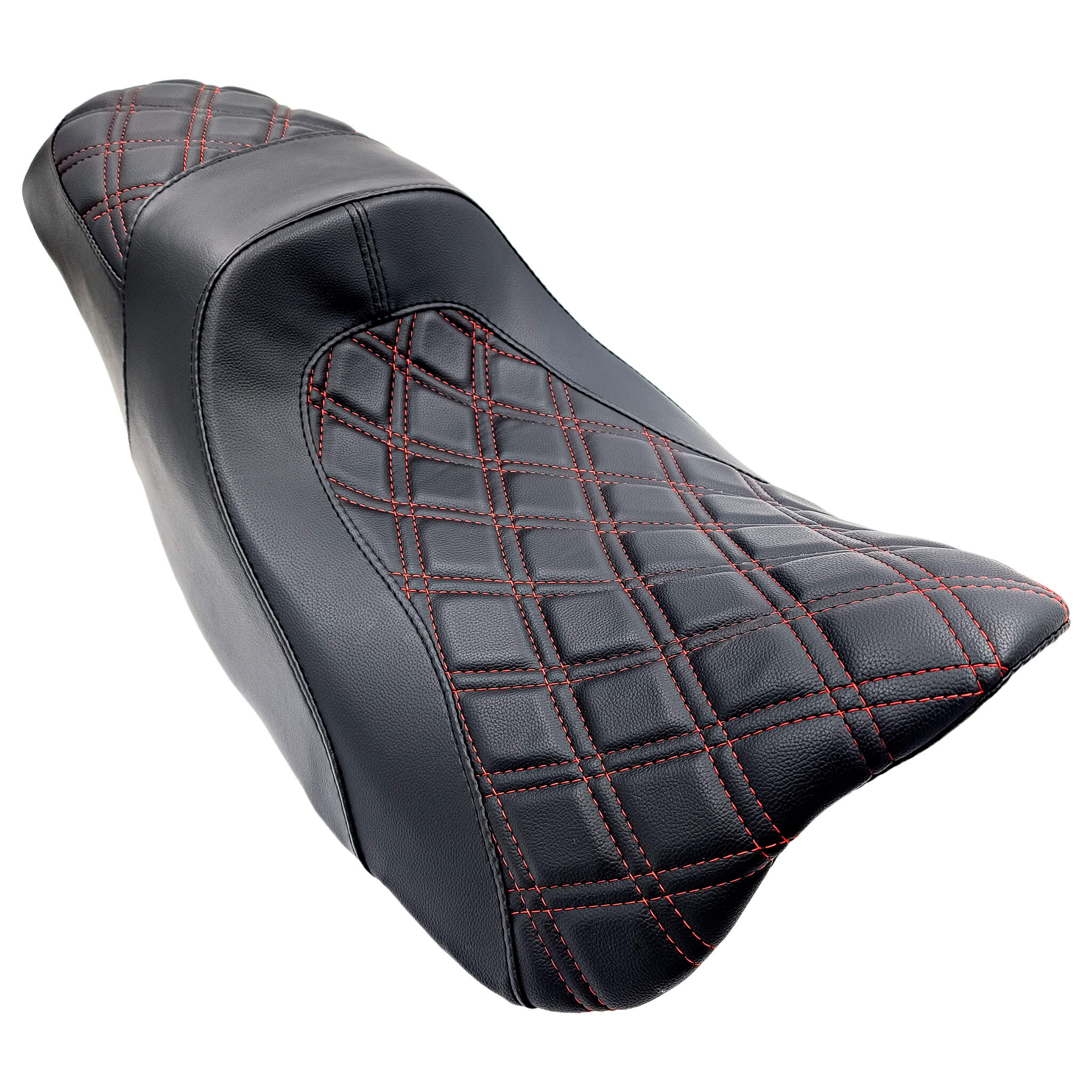 CMC "Level-Up" 2Up Seat | Touring '24 -'26 | Red Double Diamond | CMC Motorsports