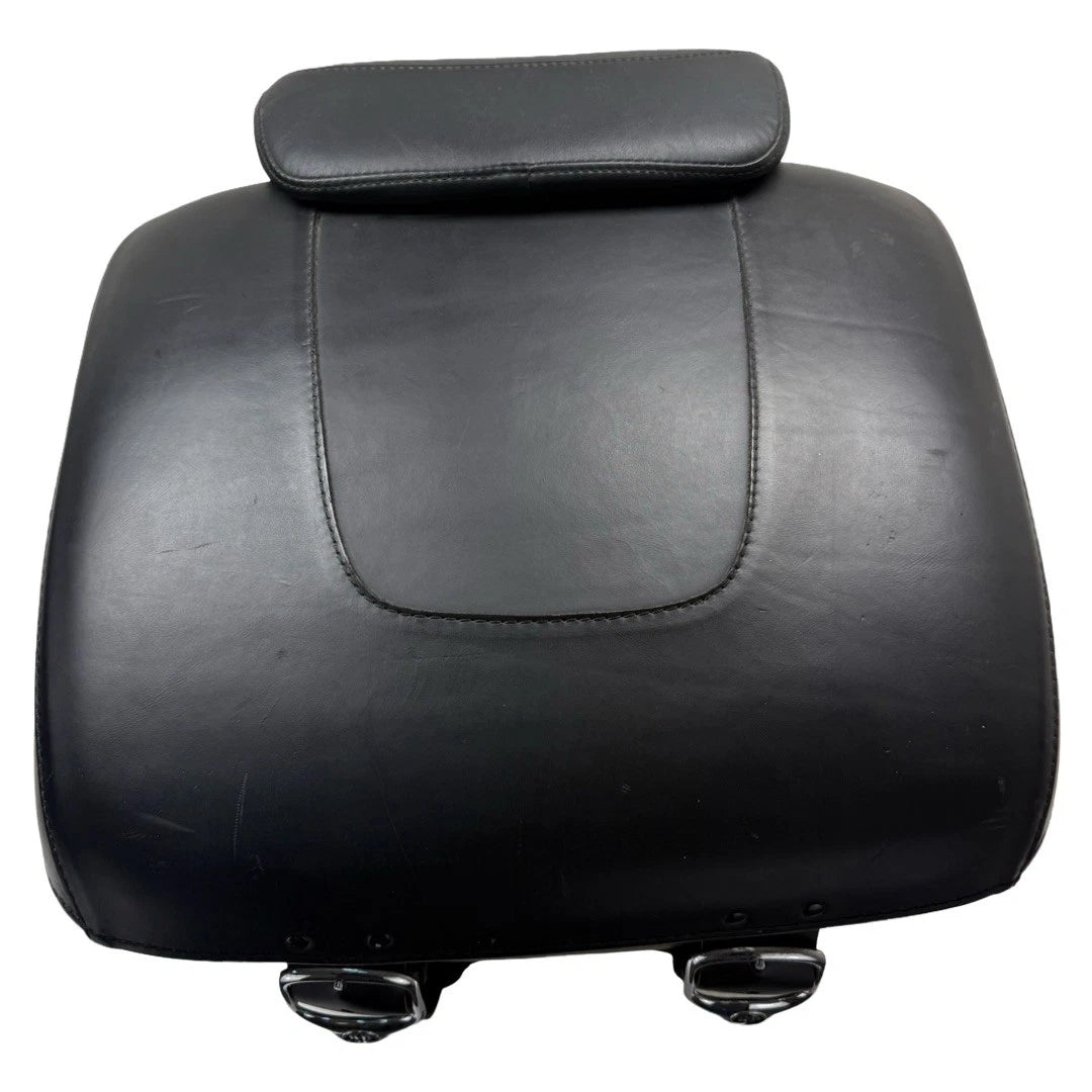 Genuine OEM Harley Davidson Black Leather Tour Pack Pak Trunk Luggage Box | | CMC Motorsports