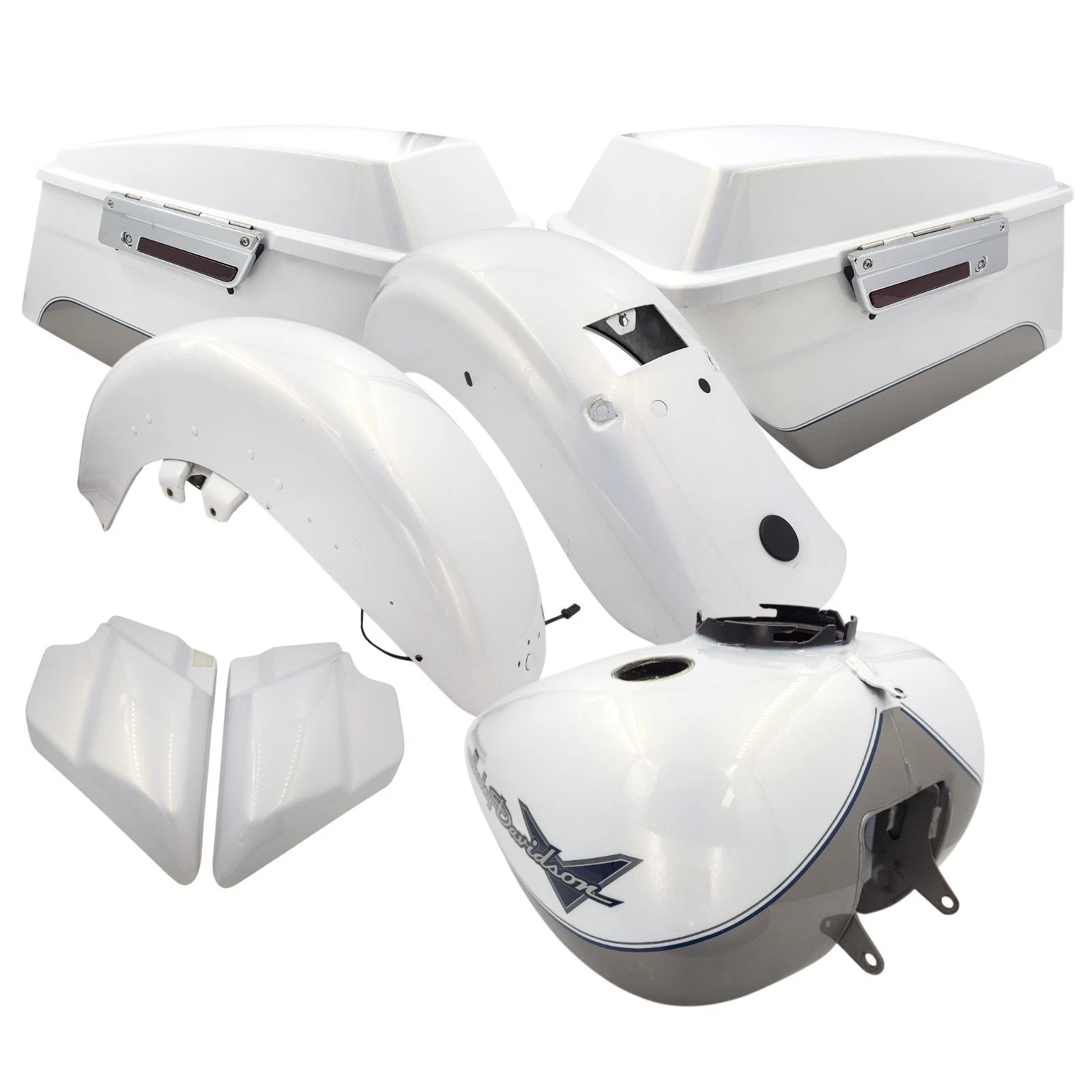 OEM Harley-Davidson Road King FLHRC Paint Set Tank Front Rear Fender Saddlebags | | CMC Motorsports