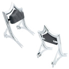 El Rey Backrest | 2000-2017 Softail "SHORTY" | Dealer | Show Chrome Black Double Diamond | CMC Motorsports