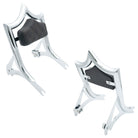 El Rey Backrest | 2000-2017 Softail "SHORTY" | Dealer | Show Chrome Black Double Diamond | CMC Motorsports