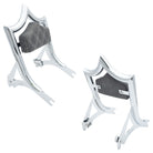 El Rey Backrest | 2000-2017 Softail "SHORTY" | Dealer | Show Chrome Viejito Vintage Black | CMC Motorsports