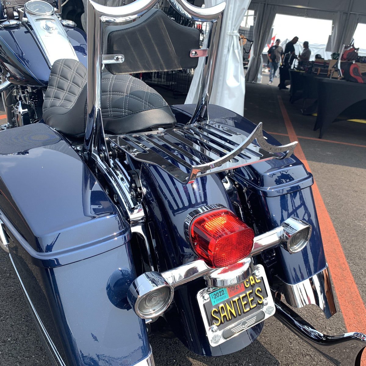 CMC LUGGAGE RACK “KING ME” CHROME (2009-2026 Touring) – CMC Motorsports