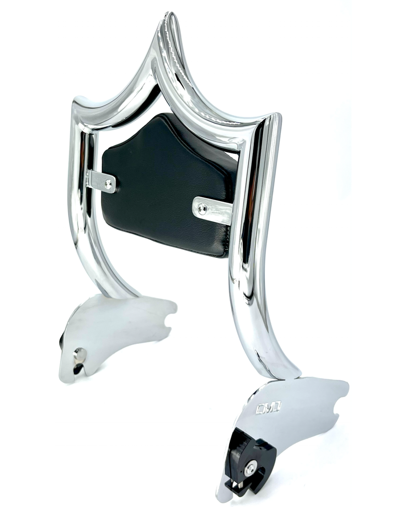 Upgraded - Red Double Diamond Pad El Rey (Show Chrome) "OG" 97-08 Touring - Preorder Now Back Ordered Until August 15 - CMC Motorsports