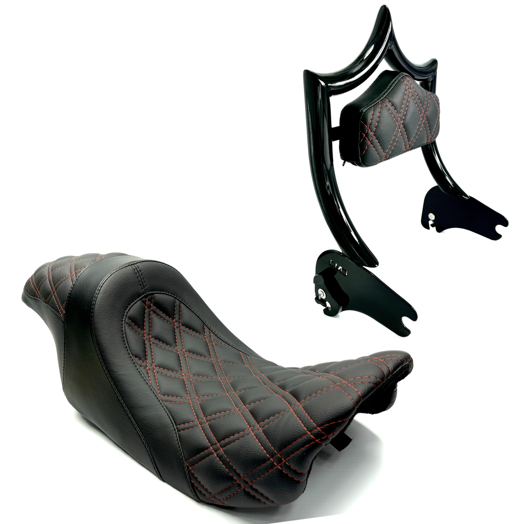 The Next Level Gloss Black/Red Diamond 97-08 Touring - Preorder Now Back Ordered Until August 16 - CMC Motorsports