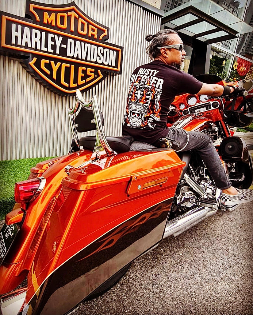 Upgraded - Orange Double Diamond Pad (Show Chrome) "Classic" 09-21 Touring - Preorder Now Back Ordered Until August 16 - CMC Motorsports