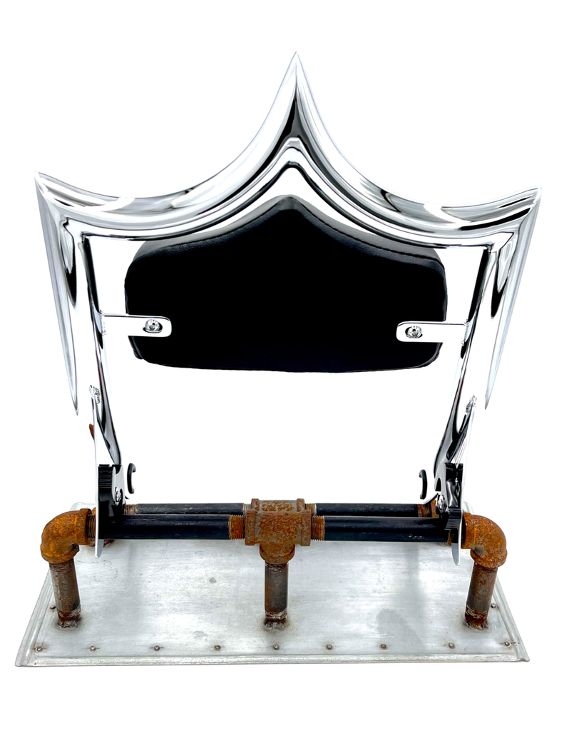 Upgraded - Orange Double Diamond Pad (Show Chrome) "Classic" 09-21 Touring - Preorder Now Back Ordered Until August 16 - CMC Motorsports